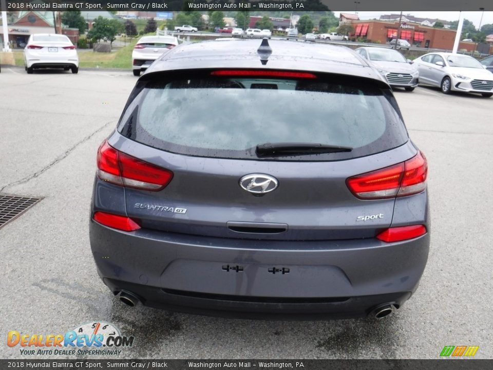 2018 Hyundai Elantra GT Sport Summit Gray / Black Photo #8