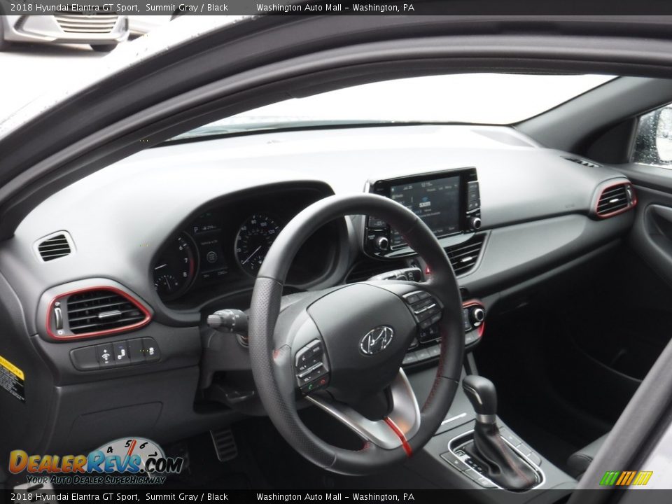 2018 Hyundai Elantra GT Sport Summit Gray / Black Photo #10