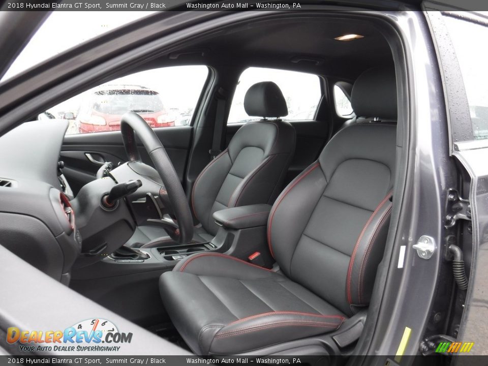 2018 Hyundai Elantra GT Sport Summit Gray / Black Photo #12