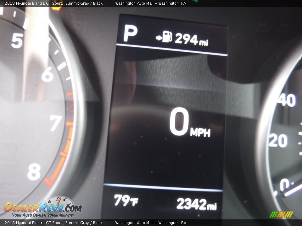 2018 Hyundai Elantra GT Sport Summit Gray / Black Photo #25