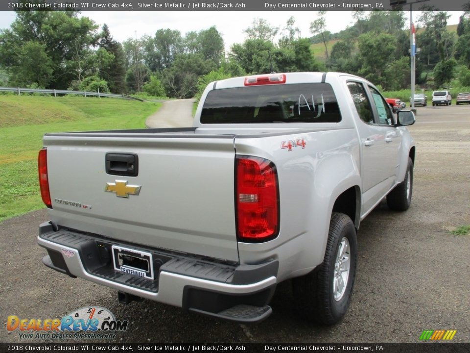 2018 Chevrolet Colorado WT Crew Cab 4x4 Silver Ice Metallic / Jet Black/Dark Ash Photo #3