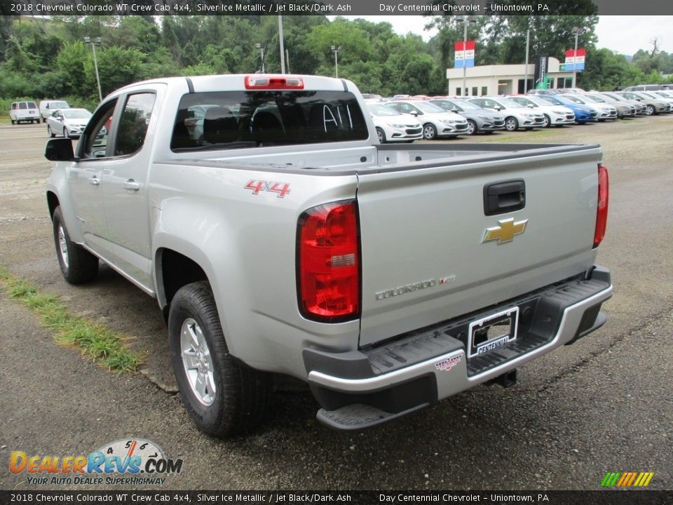 2018 Chevrolet Colorado WT Crew Cab 4x4 Silver Ice Metallic / Jet Black/Dark Ash Photo #5