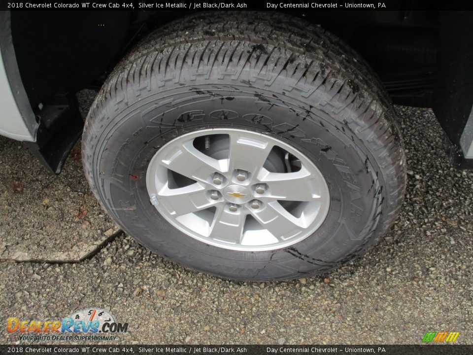 2018 Chevrolet Colorado WT Crew Cab 4x4 Silver Ice Metallic / Jet Black/Dark Ash Photo #7