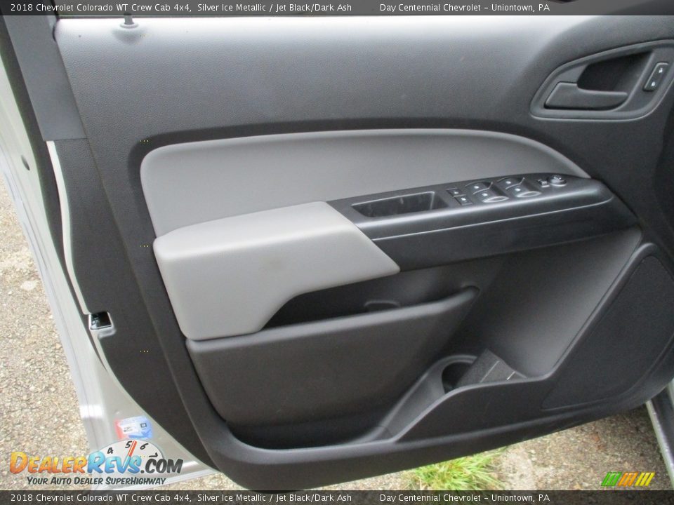 2018 Chevrolet Colorado WT Crew Cab 4x4 Silver Ice Metallic / Jet Black/Dark Ash Photo #11
