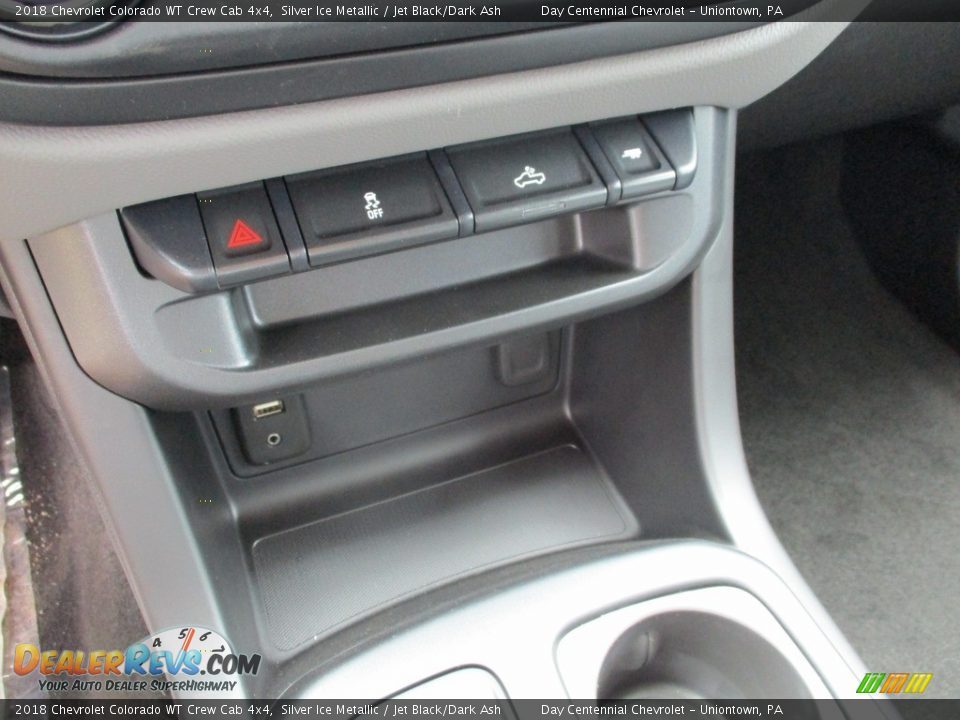 2018 Chevrolet Colorado WT Crew Cab 4x4 Silver Ice Metallic / Jet Black/Dark Ash Photo #15