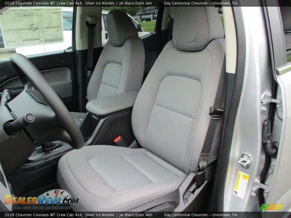 2018 Chevrolet Colorado WT Crew Cab 4x4 Silver Ice Metallic / Jet Black/Dark Ash Photo #16