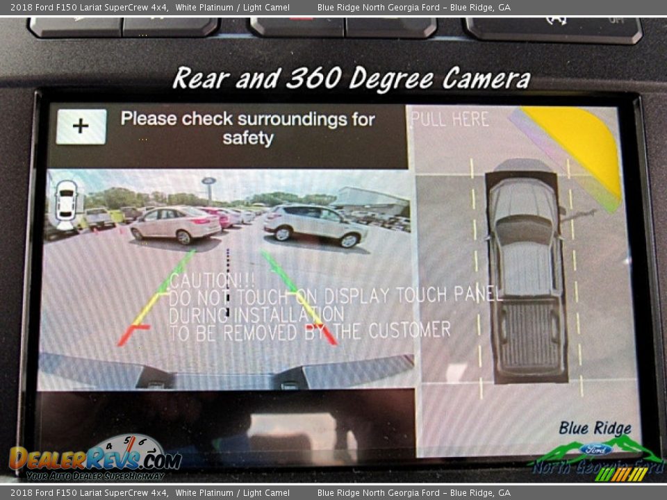 2018 Ford F150 Lariat SuperCrew 4x4 White Platinum / Light Camel Photo #17