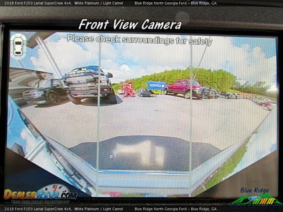 2018 Ford F150 Lariat SuperCrew 4x4 White Platinum / Light Camel Photo #18