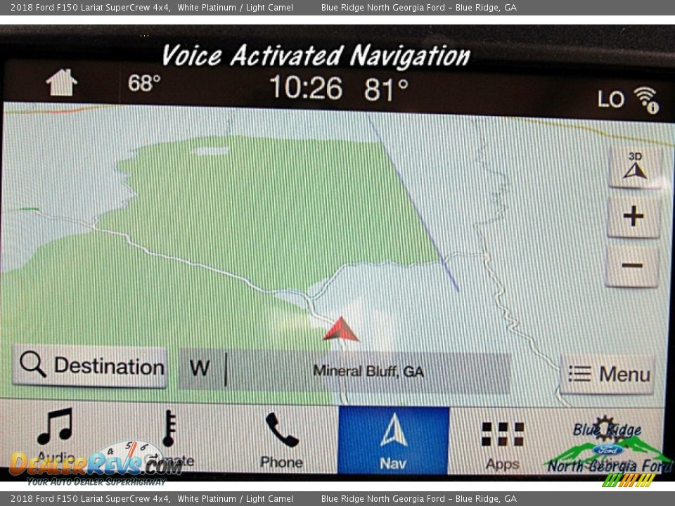 2018 Ford F150 Lariat SuperCrew 4x4 White Platinum / Light Camel Photo #19