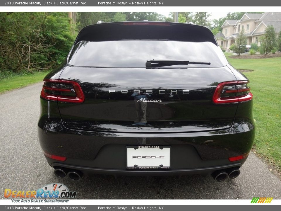 2018 Porsche Macan Black / Black/Garnet Red Photo #5