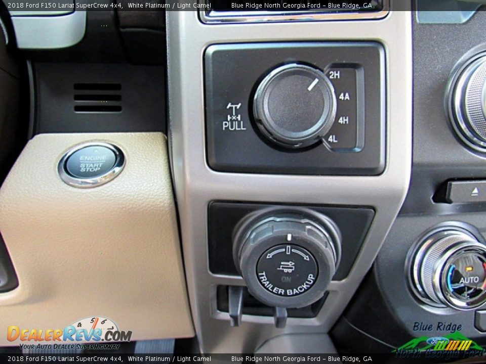 2018 Ford F150 Lariat SuperCrew 4x4 White Platinum / Light Camel Photo #21