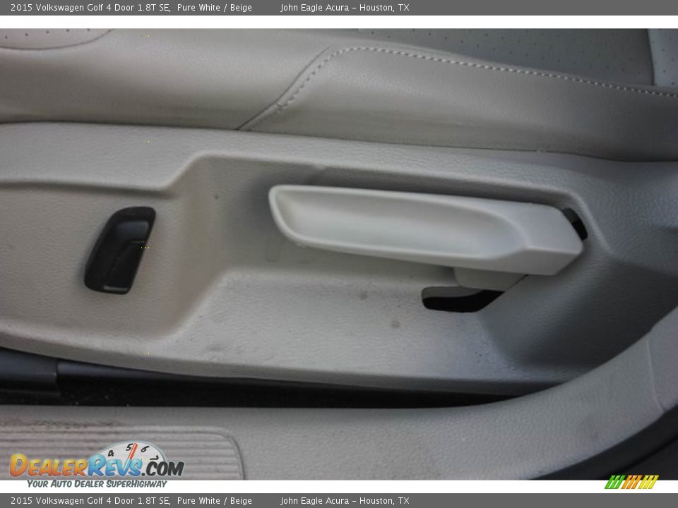 2015 Volkswagen Golf 4 Door 1.8T SE Pure White / Beige Photo #16
