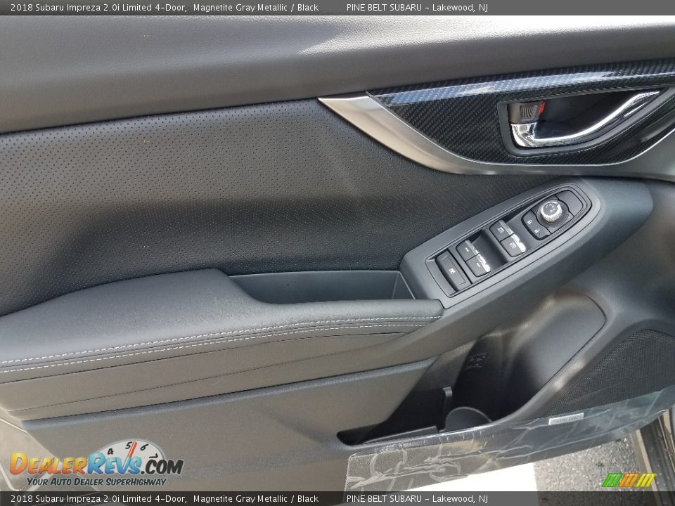 2018 Subaru Impreza 2.0i Limited 4-Door Magnetite Gray Metallic / Black Photo #8