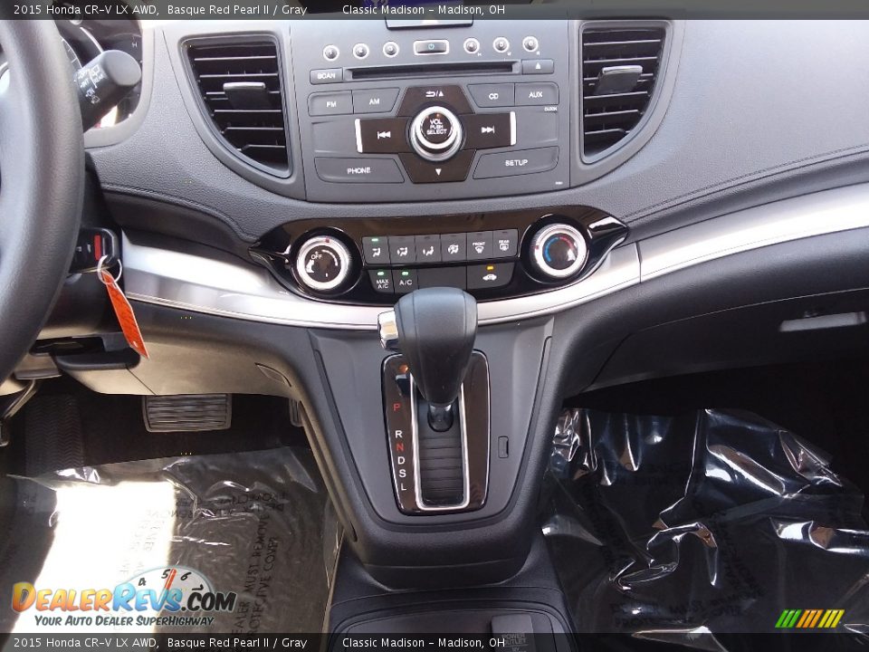 2015 Honda CR-V LX AWD Basque Red Pearl II / Gray Photo #11
