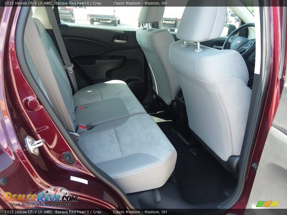2015 Honda CR-V LX AWD Basque Red Pearl II / Gray Photo #13
