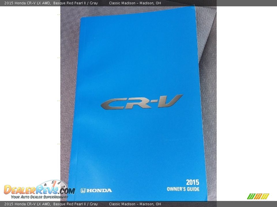 2015 Honda CR-V LX AWD Basque Red Pearl II / Gray Photo #19
