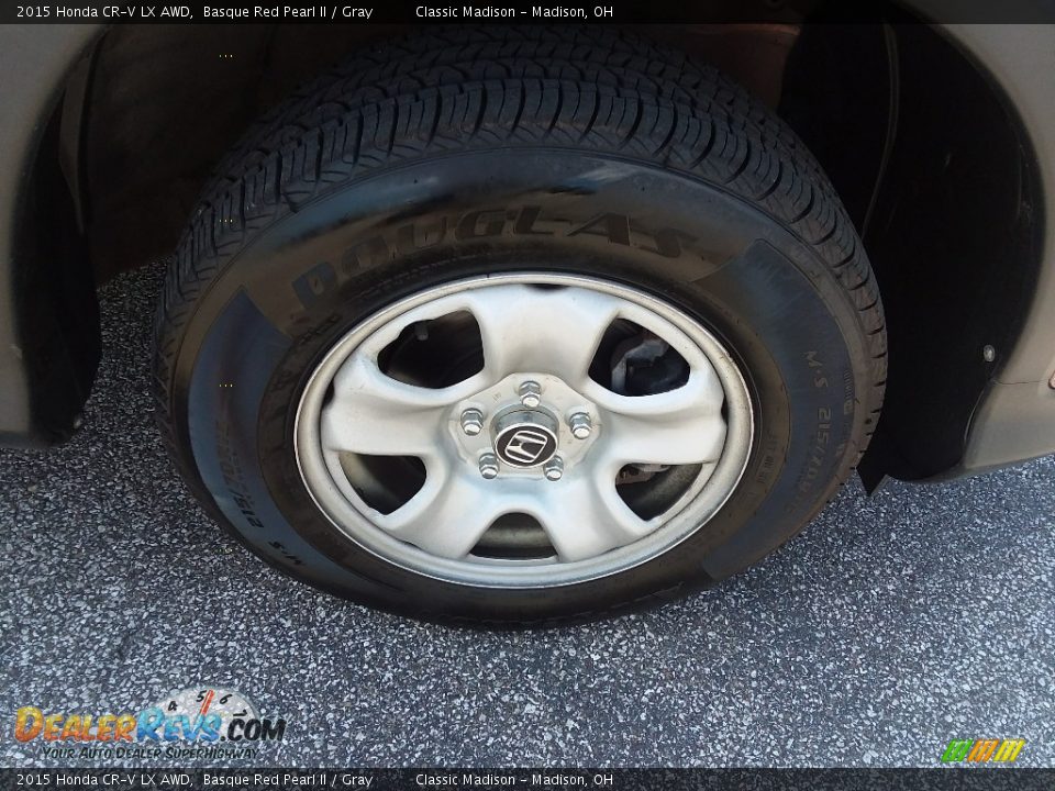 2015 Honda CR-V LX AWD Basque Red Pearl II / Gray Photo #21