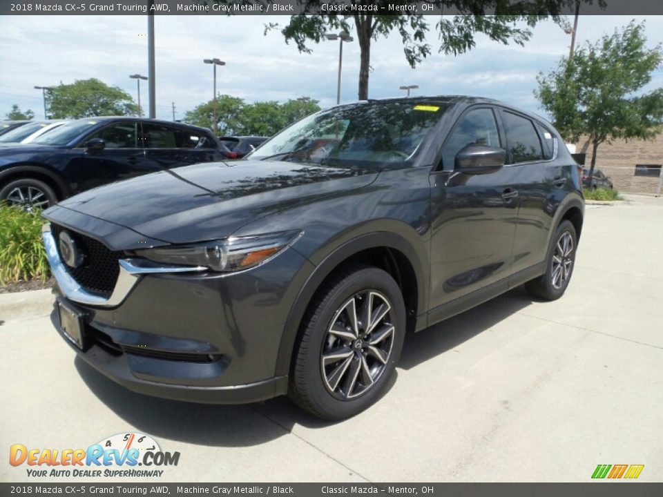 2018 Mazda CX-5 Grand Touring AWD Machine Gray Metallic / Black Photo #1
