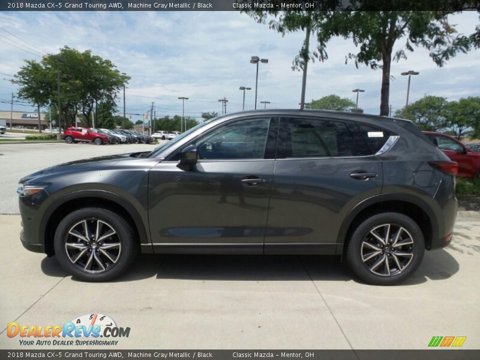 2018 Mazda CX-5 Grand Touring AWD Machine Gray Metallic / Black Photo #2