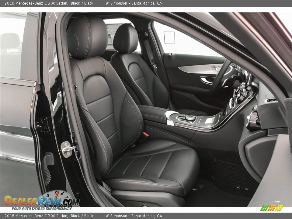 2018 Mercedes-Benz C 300 Sedan Black / Black Photo #2