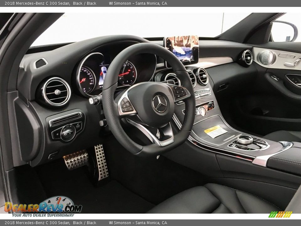 2018 Mercedes-Benz C 300 Sedan Black / Black Photo #5