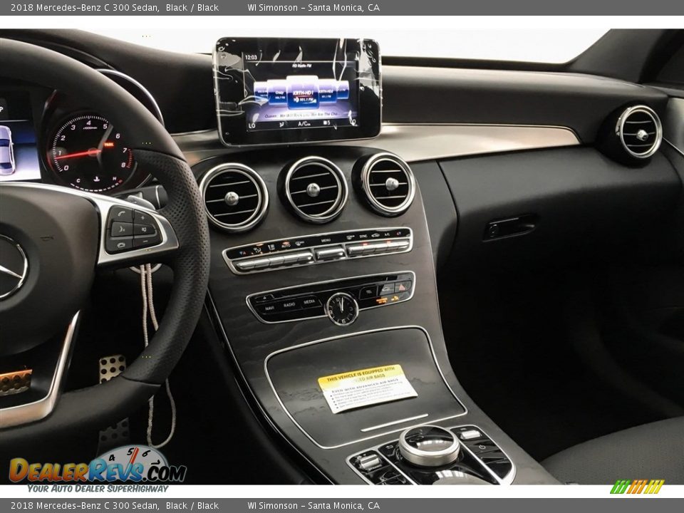 2018 Mercedes-Benz C 300 Sedan Black / Black Photo #6
