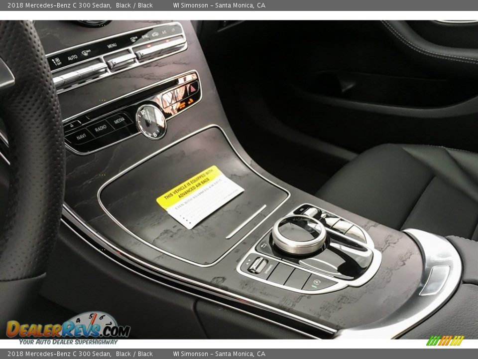 2018 Mercedes-Benz C 300 Sedan Black / Black Photo #7