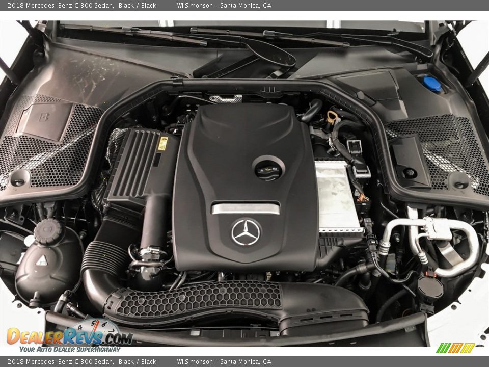 2018 Mercedes-Benz C 300 Sedan Black / Black Photo #8