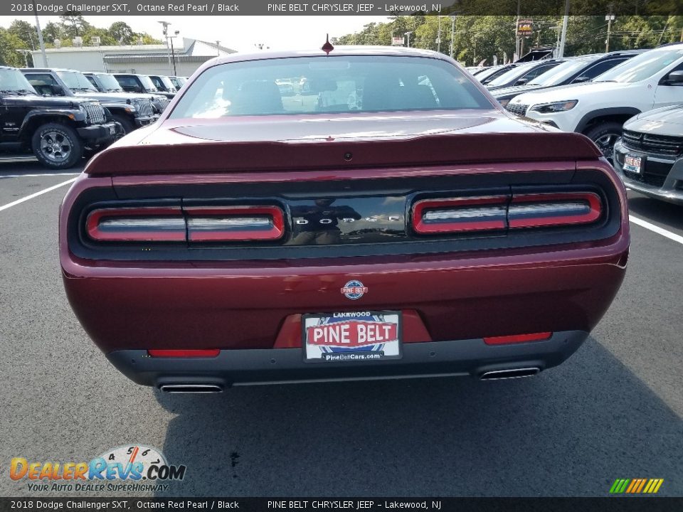 2018 Dodge Challenger SXT Octane Red Pearl / Black Photo #5