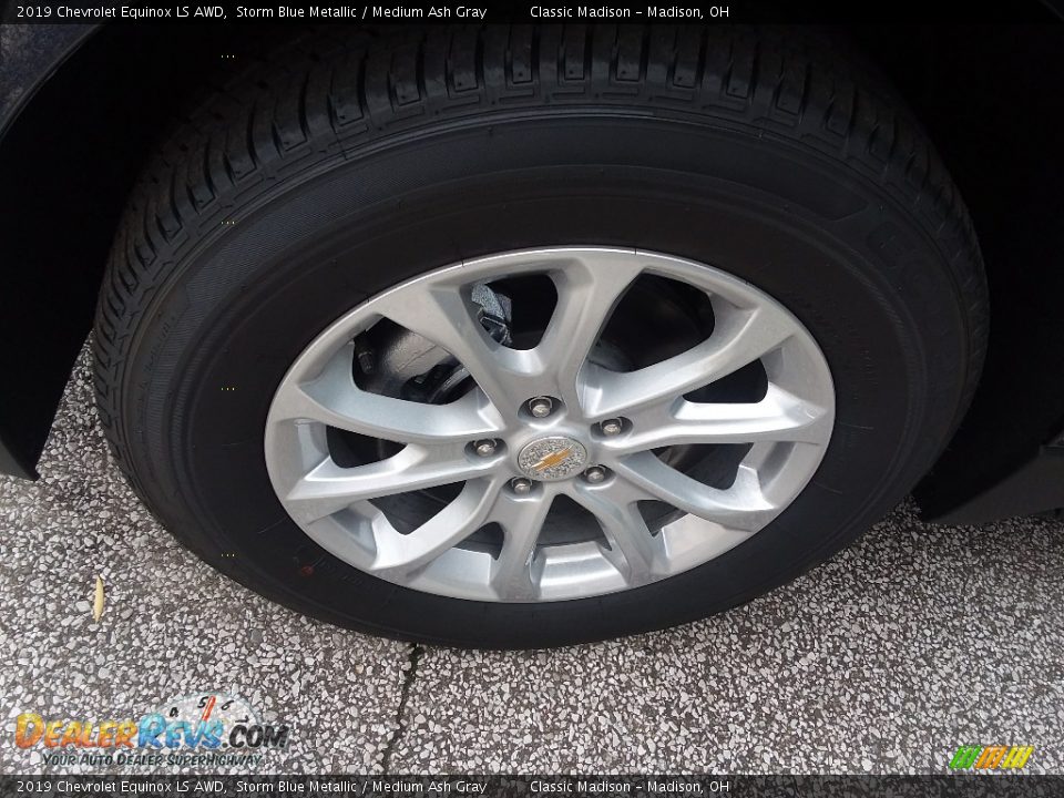 2019 Chevrolet Equinox LS AWD Storm Blue Metallic / Medium Ash Gray Photo #10