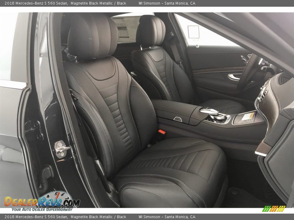 2018 Mercedes-Benz S 560 Sedan Magnetite Black Metallic / Black Photo #2