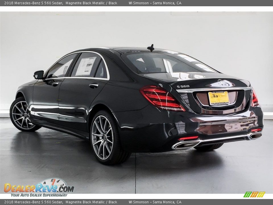 2018 Mercedes-Benz S 560 Sedan Magnetite Black Metallic / Black Photo #3