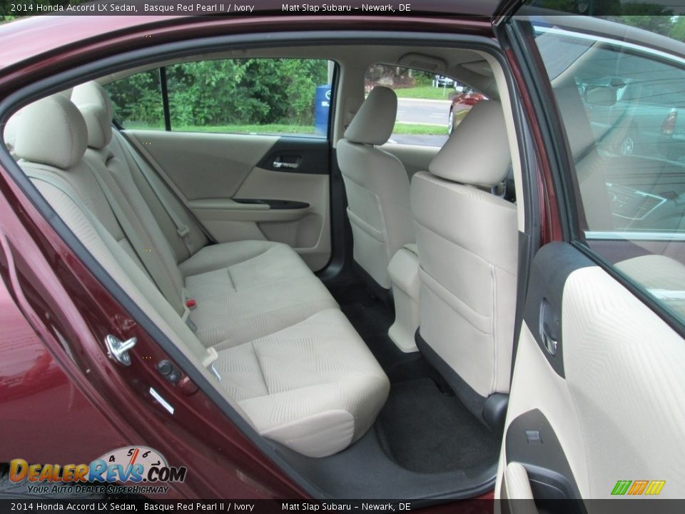 2014 Honda Accord LX Sedan Basque Red Pearl II / Ivory Photo #19