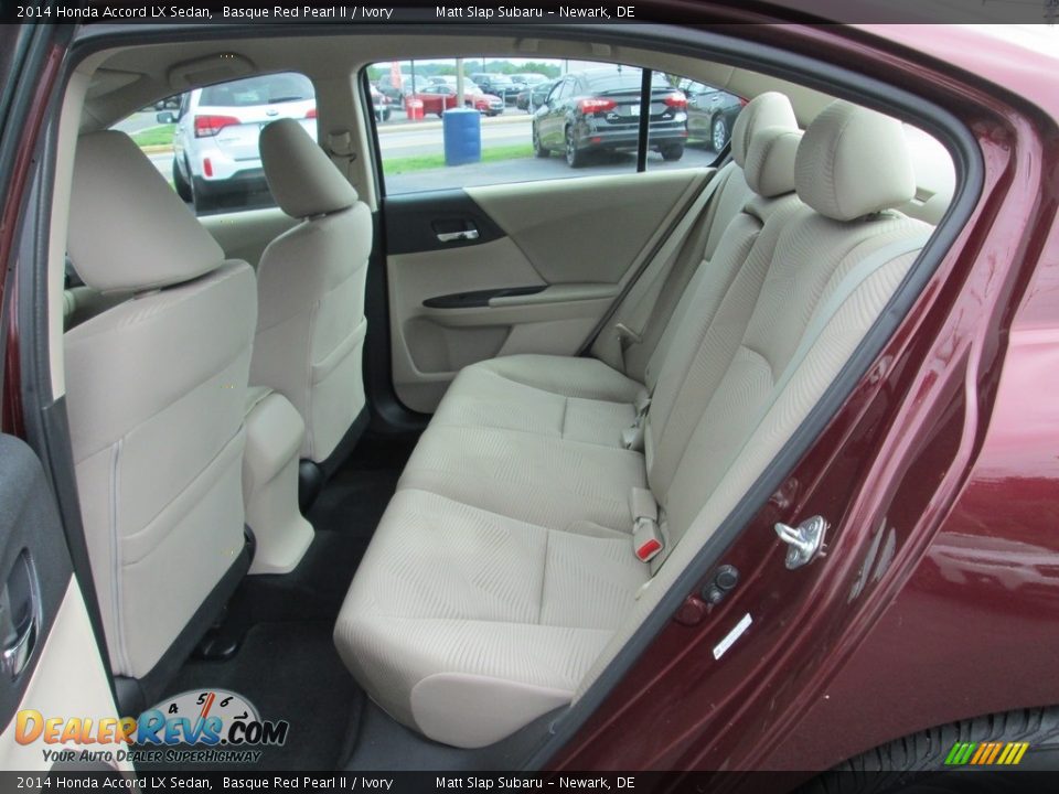 2014 Honda Accord LX Sedan Basque Red Pearl II / Ivory Photo #21