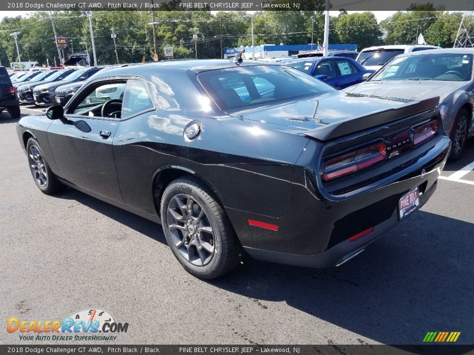 2018 Dodge Challenger GT AWD Pitch Black / Black Photo #4