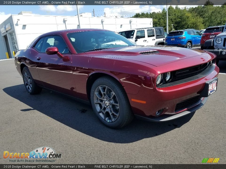 2018 Dodge Challenger GT AWD Octane Red Pearl / Black Photo #1