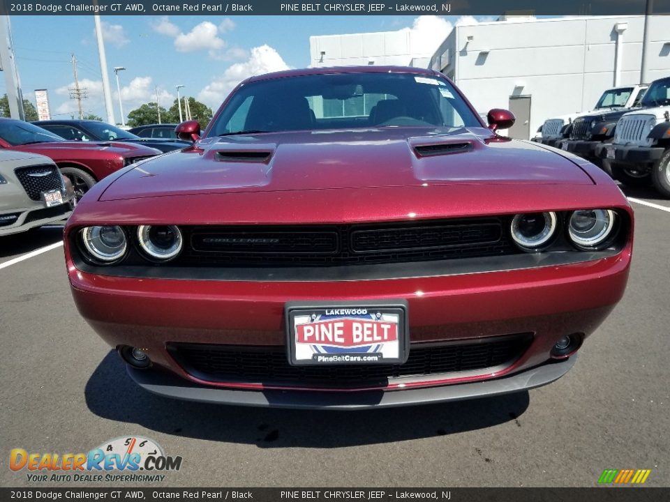 2018 Dodge Challenger GT AWD Octane Red Pearl / Black Photo #2
