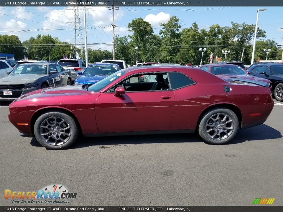 2018 Dodge Challenger GT AWD Octane Red Pearl / Black Photo #3