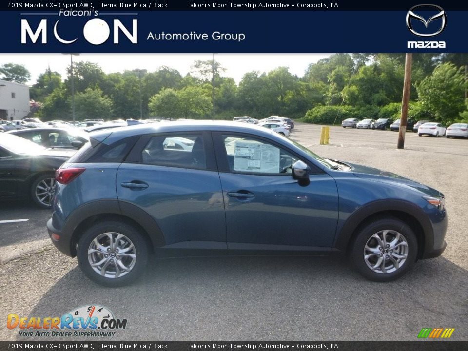 2019 Mazda CX-3 Sport AWD Eternal Blue Mica / Black Photo #1