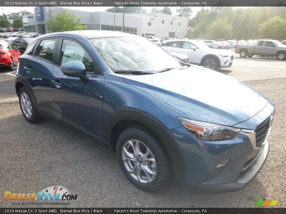 2019 Mazda CX-3 Sport AWD Eternal Blue Mica / Black Photo #3