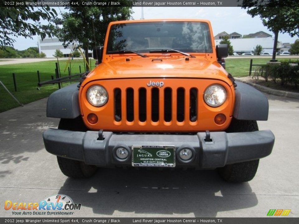 2012 Jeep Wrangler Unlimited Sport 4x4 Crush Orange / Black Photo #9