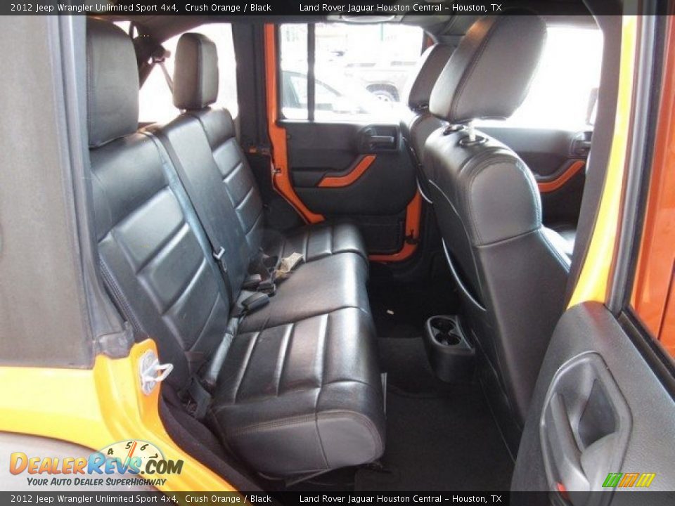 2012 Jeep Wrangler Unlimited Sport 4x4 Crush Orange / Black Photo #18