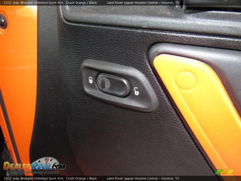 2012 Jeep Wrangler Unlimited Sport 4x4 Crush Orange / Black Photo #20
