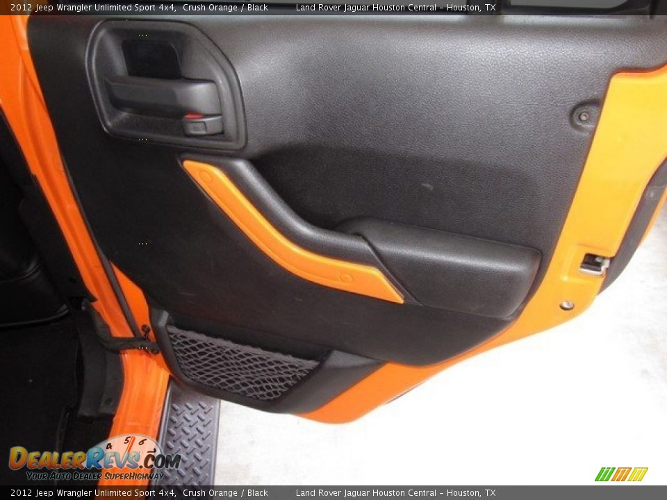 2012 Jeep Wrangler Unlimited Sport 4x4 Crush Orange / Black Photo #21