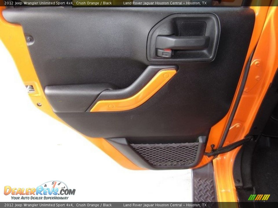 2012 Jeep Wrangler Unlimited Sport 4x4 Crush Orange / Black Photo #22