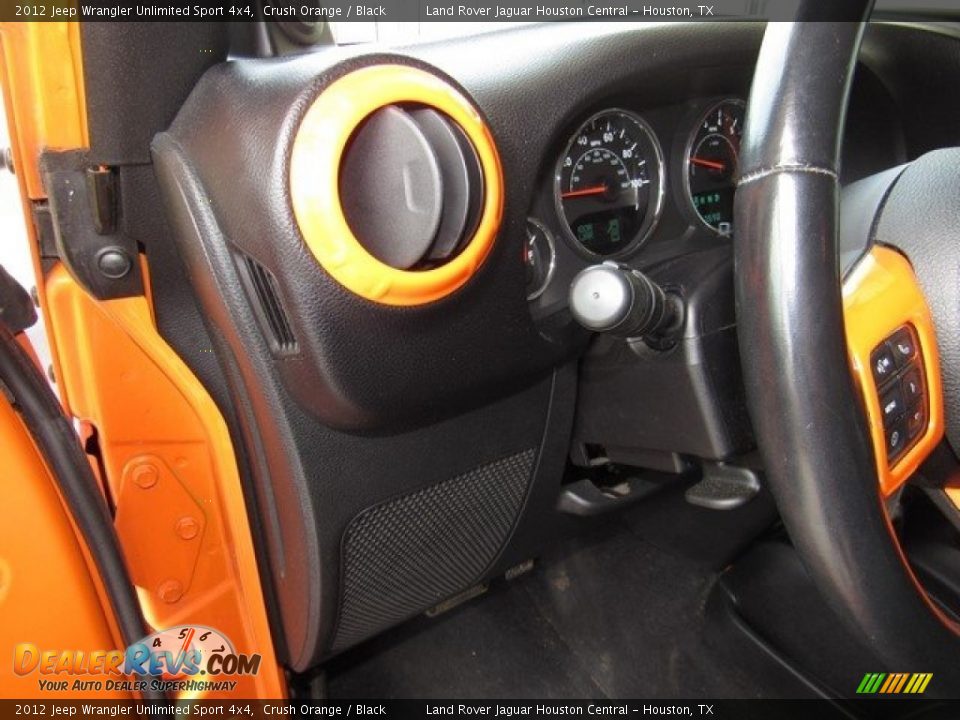 2012 Jeep Wrangler Unlimited Sport 4x4 Crush Orange / Black Photo #26