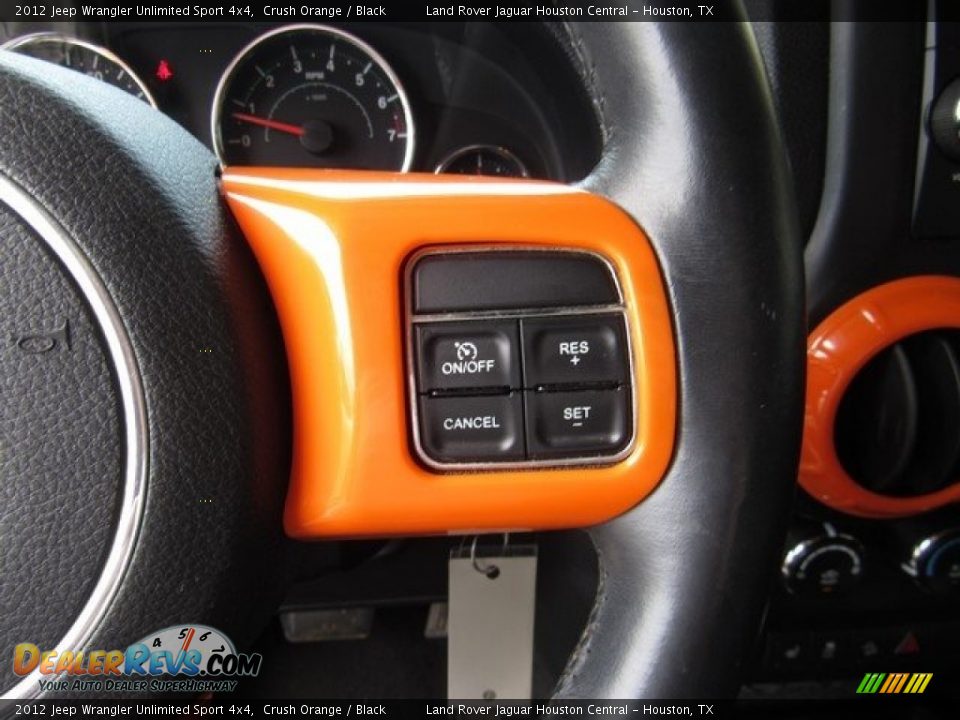 2012 Jeep Wrangler Unlimited Sport 4x4 Crush Orange / Black Photo #28