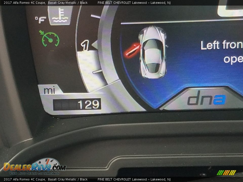 2017 Alfa Romeo 4C Coupe Basalt Gray Metallic / Black Photo #26