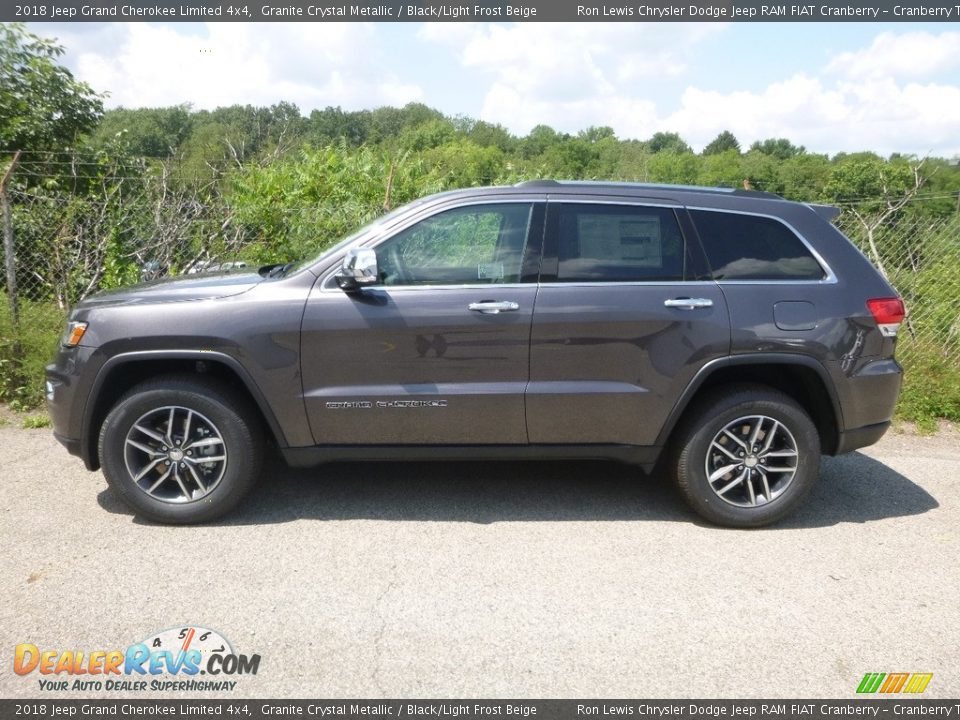 2018 Jeep Grand Cherokee Limited 4x4 Granite Crystal Metallic / Black/Light Frost Beige Photo #2
