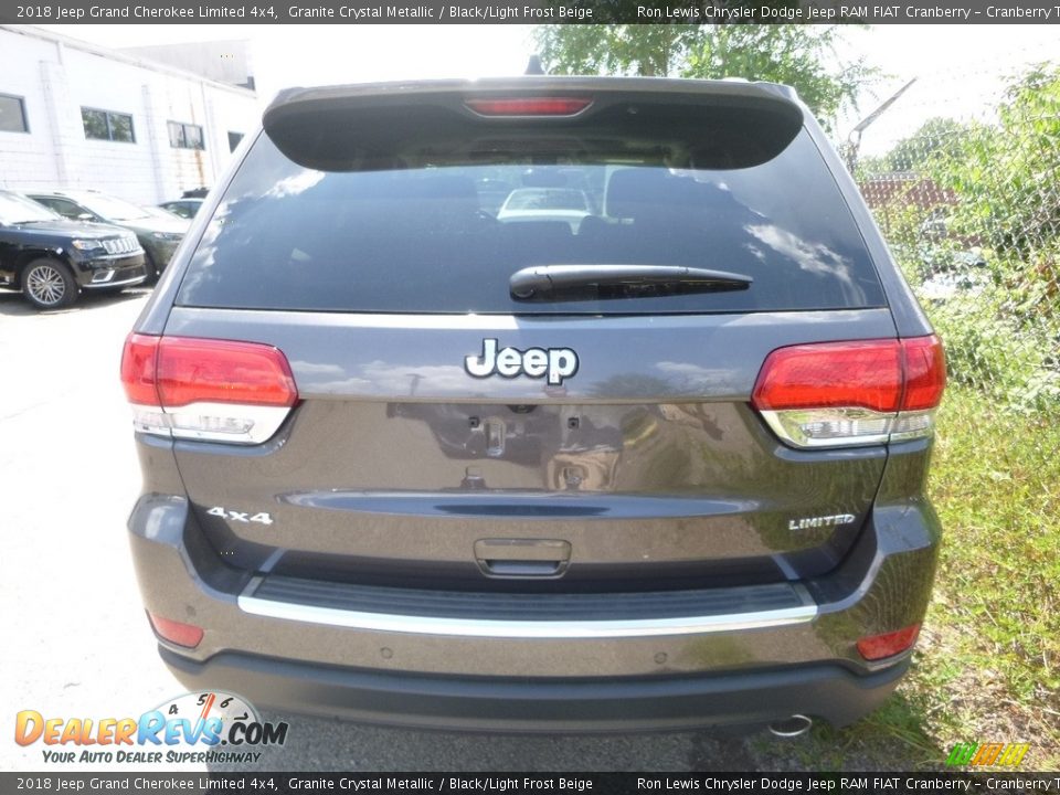 2018 Jeep Grand Cherokee Limited 4x4 Granite Crystal Metallic / Black/Light Frost Beige Photo #4